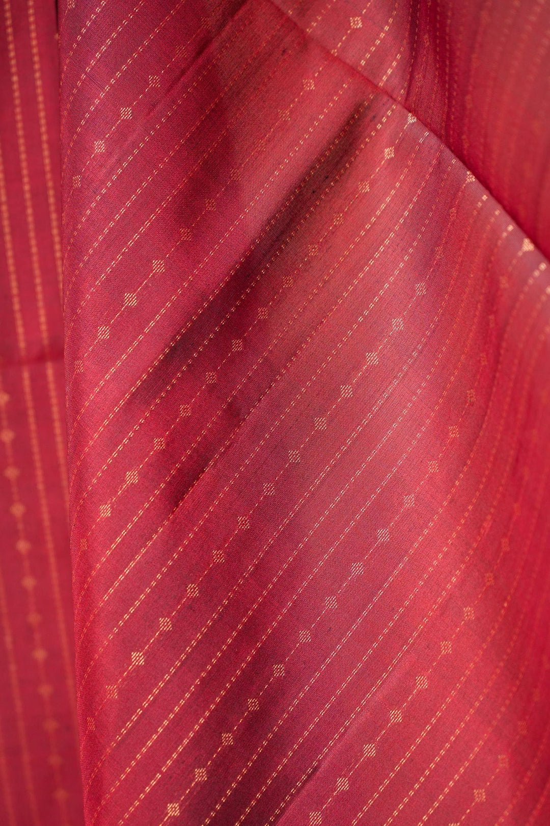 Red With Green Kanjivaram Soft silk Handloom Saree Mandaram | SILK MARK CERTIFIED |SHOBITAM