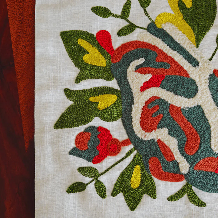 Revaa Embroidered Table Runner – 72" x 12"