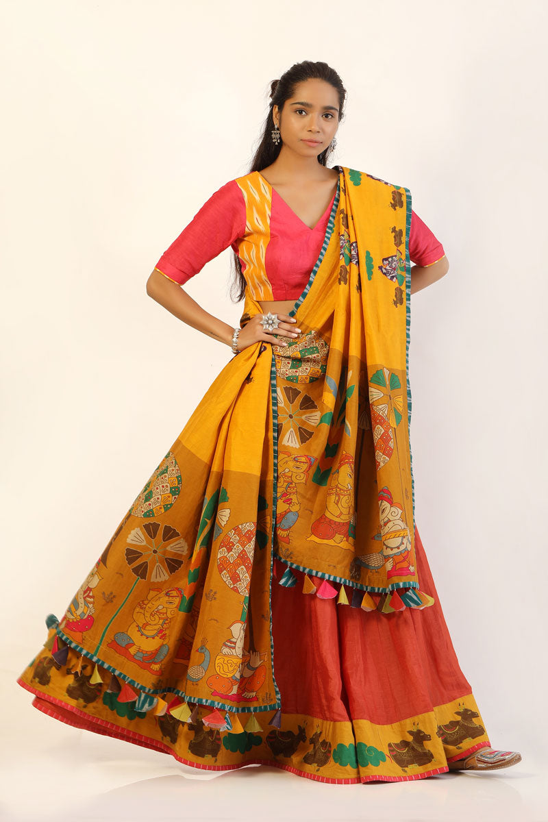 Ganesh dupatta | SHOBITAM