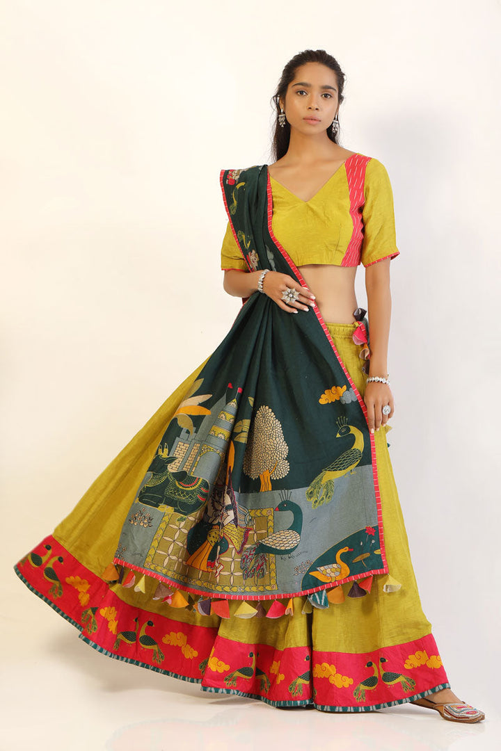RUDRA LEHENGA (SET OF 3) | SHOBITAM