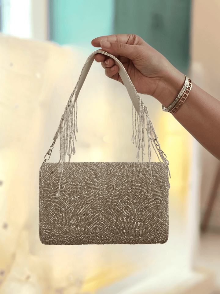 Chandi Silver Beadwork bag