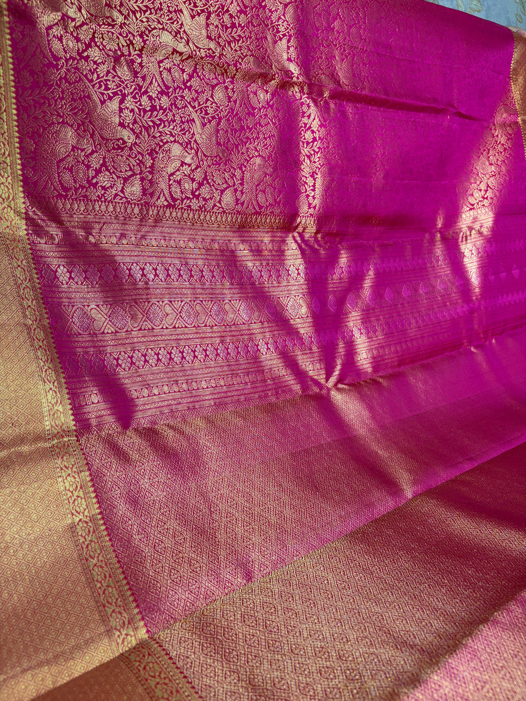 Aarika - Dharmavaram Silk Saree | SILK MARK CERTIFIED | SHOBITAM