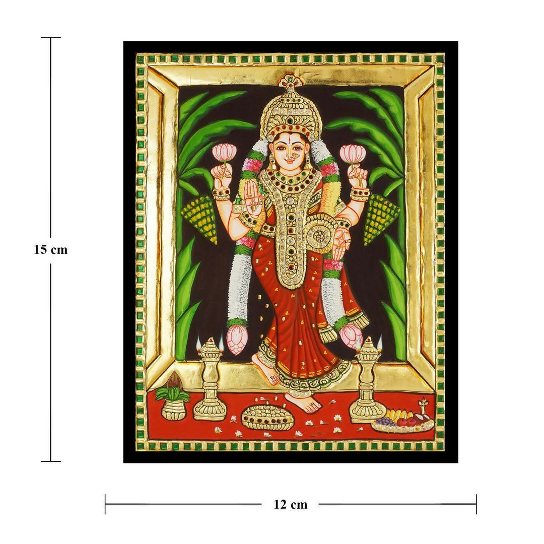 TANJORE PAINTING VASTHU LAKSHMI 12*15 | SHOBITAM