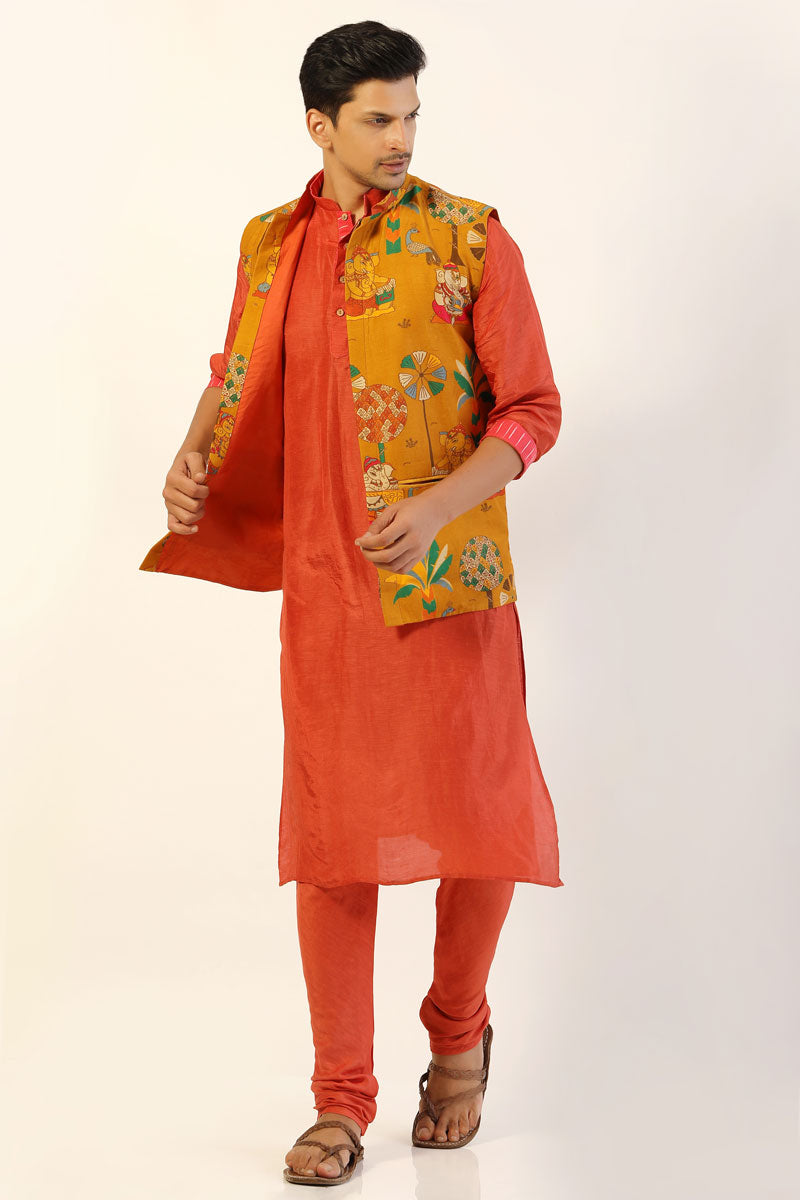 Coral-Rust set (man) | SHOBITAM