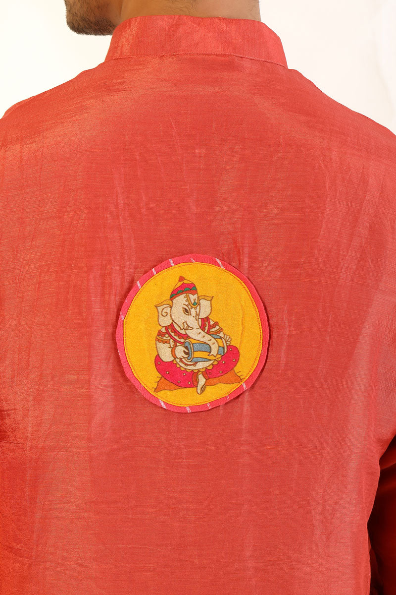 Coral-Rust set (man) | SHOBITAM