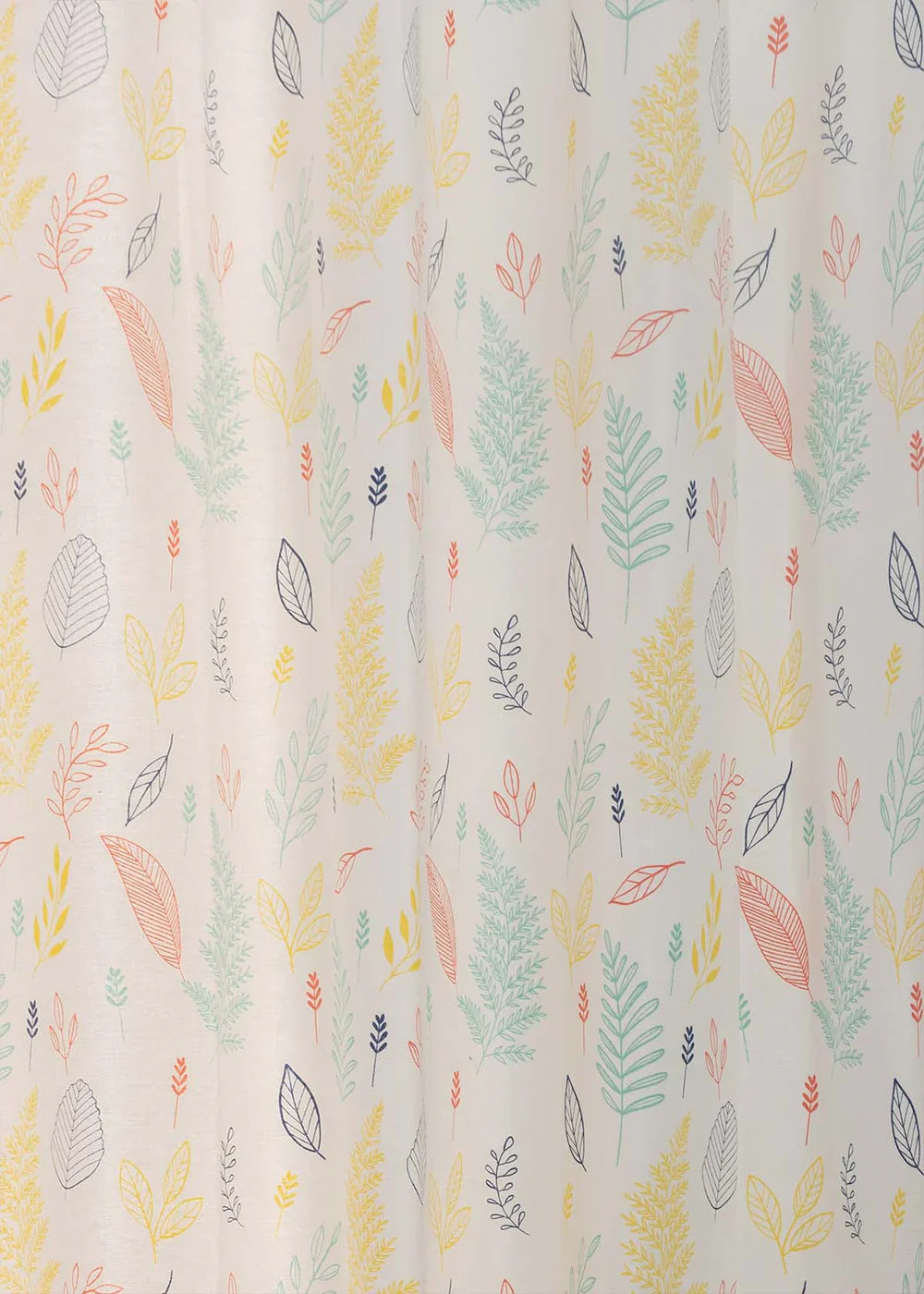 Falling Leaves 100% cotton floral curtain - Customizable for size, lining and headers