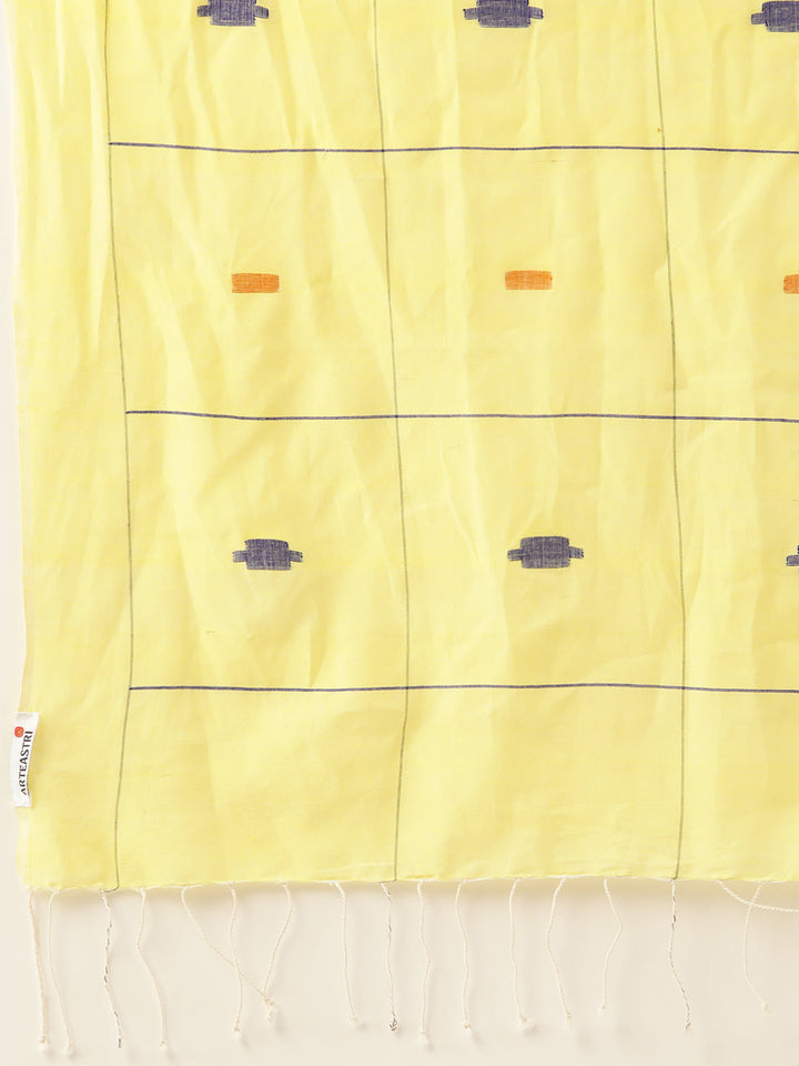 Handloom Jamdani Cotton Stole | SHOBITAM