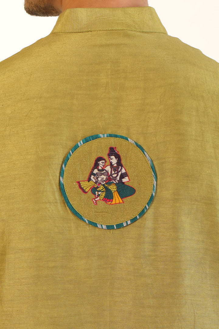 Sage green set of - 2 ( kurta + churidar ) | SHOBITAM