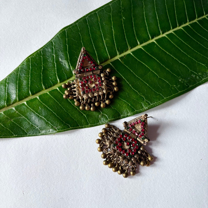 Glass Bead Earrings | SHOBITAM