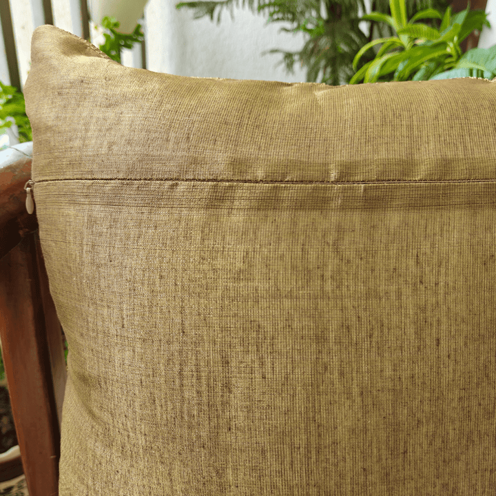 Suhana Gold Cushion Cover  | SHOBITAM