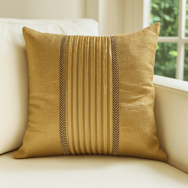 Suhana Gold Cushion Cover  | SHOBITAM