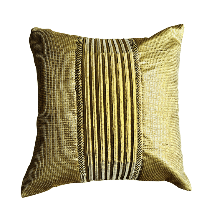 Suhana Gold Cushion Cover  | SHOBITAM
