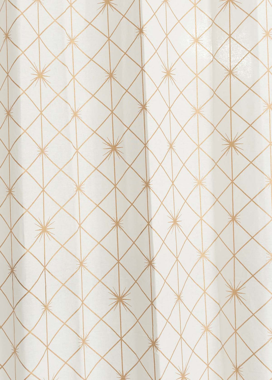 Stardust Printed 100% cotton floral curtain for Living room & bed room - Light Reduction - Single Piece | SHOBITAM