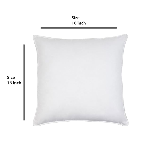 Titan Suede Cushion Covers Silver, 16" x 16", Pack of 2 SHOBITAM