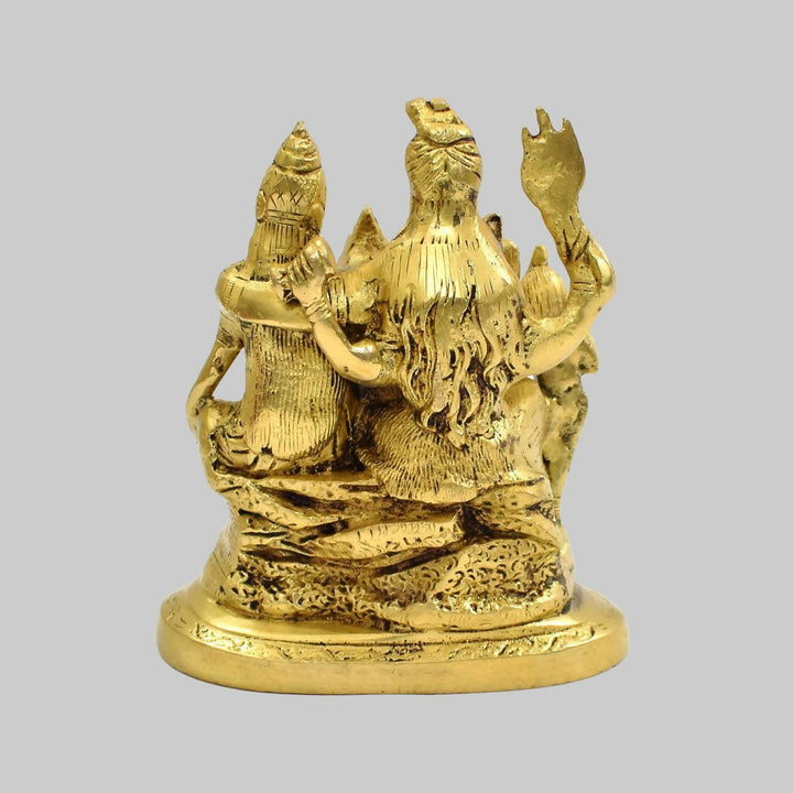 BRASS SHIVA FAMILY 6*5*3 | SHOBITAM
