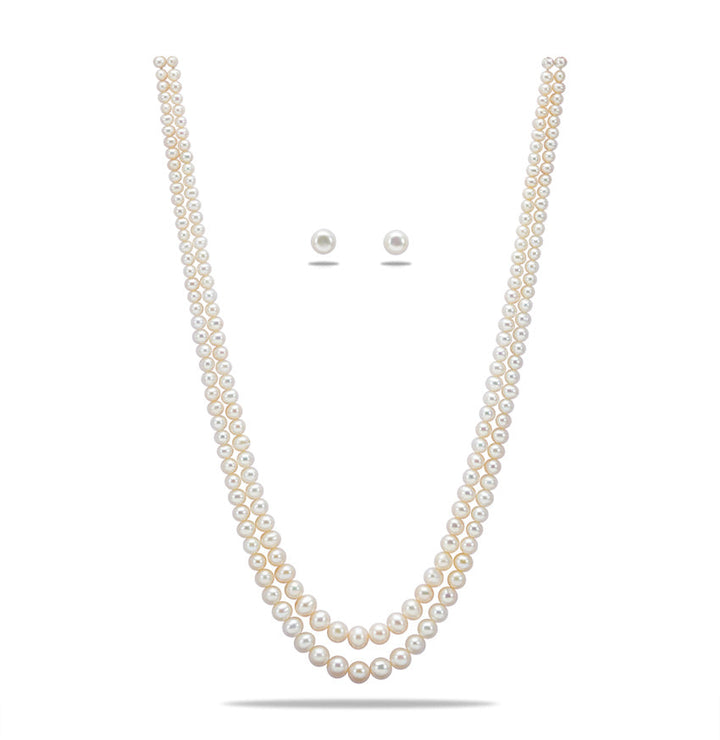 Minimalist Freshwater Grading Necklace Set