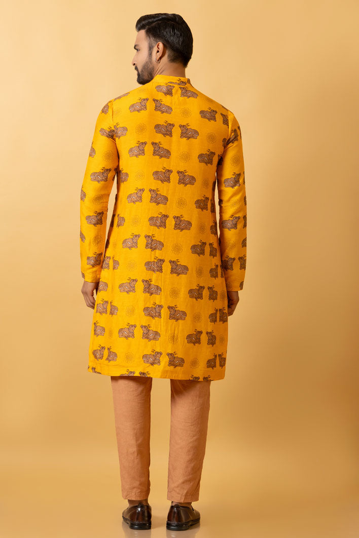 GAUHU KURTA + PANT SET | SHOBITAM