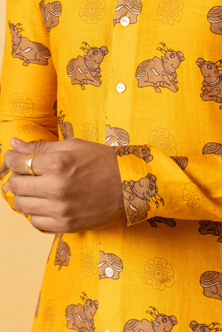GAUHU KURTA + PANT SET | SHOBITAM