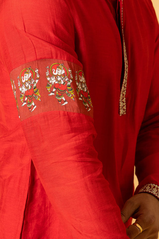KUMKUM KURTA CHURIDAR SET (set of 2) | SHOBITAM
