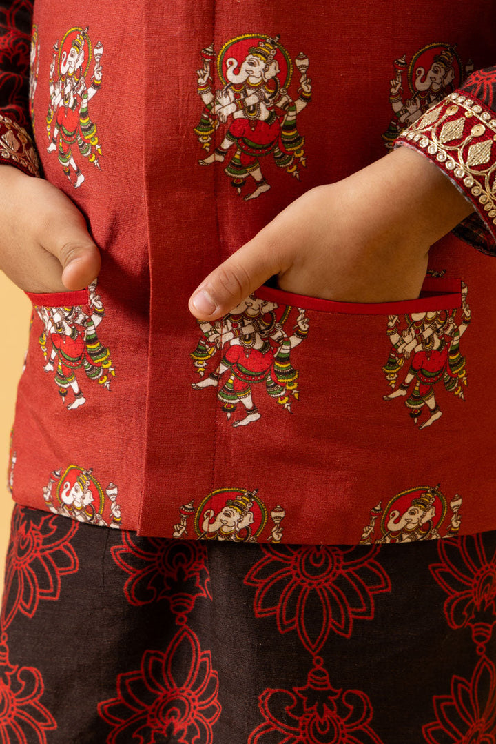 NATYA GANAPATI JACKET BOY | SHOBITAM