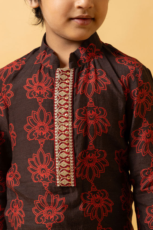 PHUL SET OF 3 ( kurta + churidar + jacket ) | SHOBITAM
