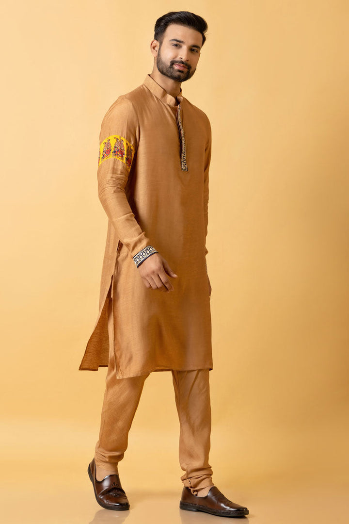GEHOON KURTA + CHURIDAR SET (set of 2) | SHOBITAM