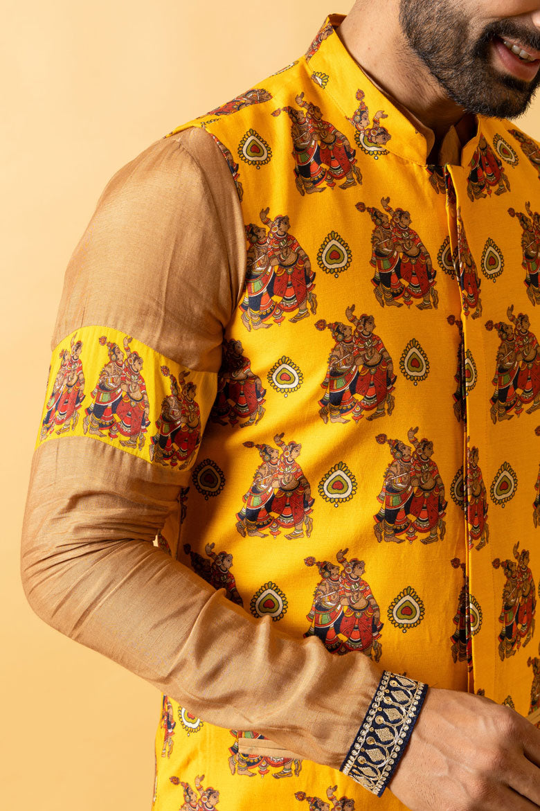 RAS LILA KRISHNA-RADHA JACKET | SHOBITAM