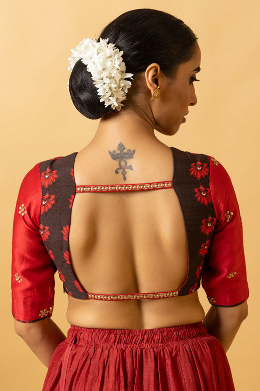 NATYA GANAPATI LEHENGA ( SET OF 3) | SHOBITAM