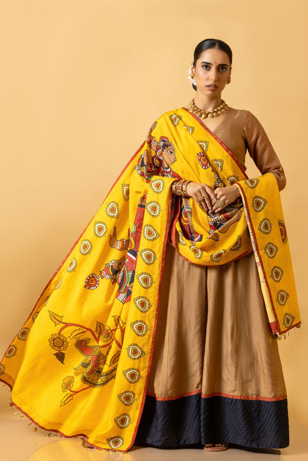 RAS LILA RADHA-KRISHNA DUPATTA | SHOBITAM