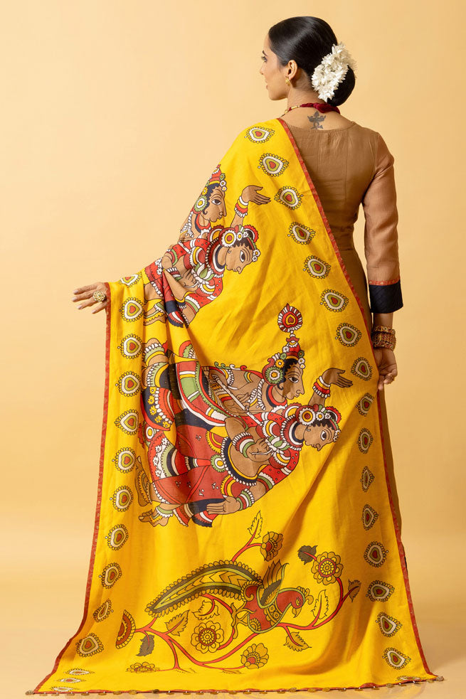 RAS LILA RADHA-KRISHNA DUPATTA | SHOBITAM