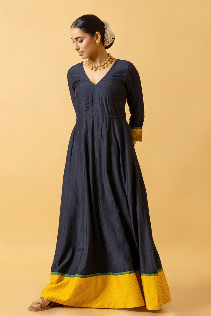 NEEL ANARKALI DRESS | SHOBITAM