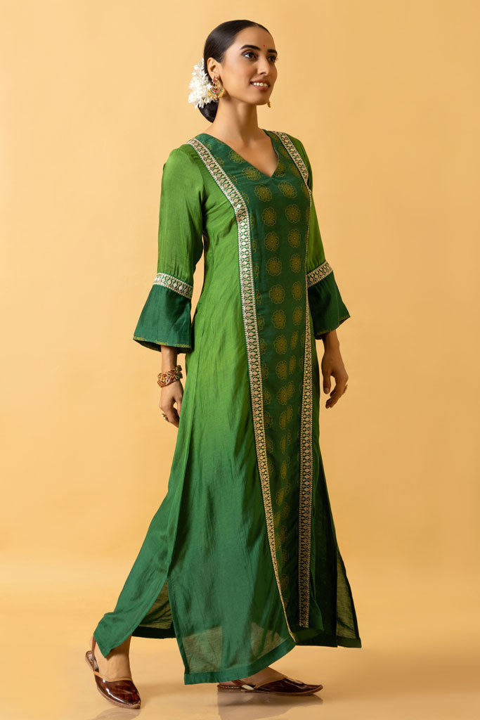 HIRAVA SHADED KAFTAN DRESS | SHOBITAM