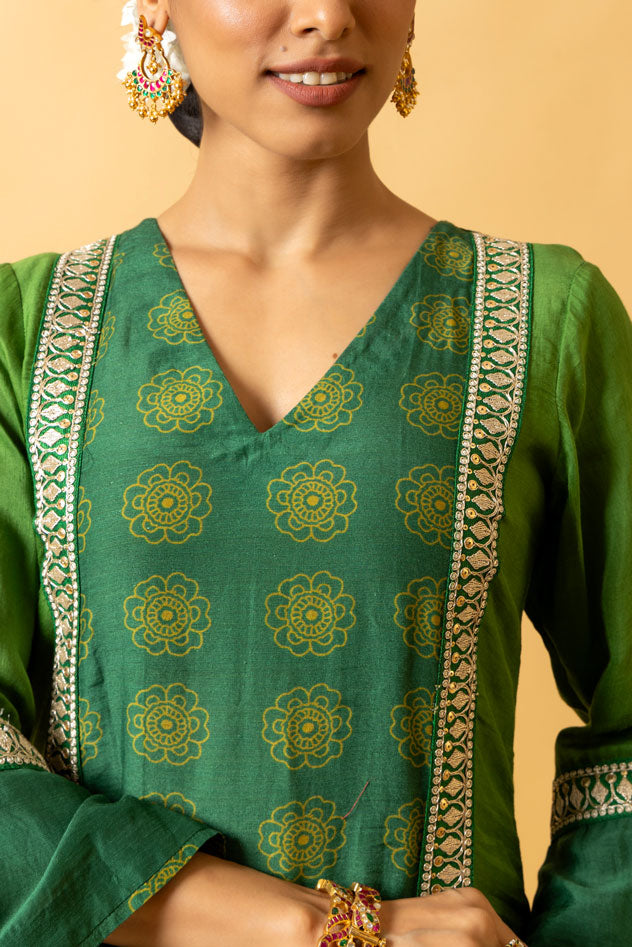 HIRAVA SHADED KAFTAN DRESS | SHOBITAM