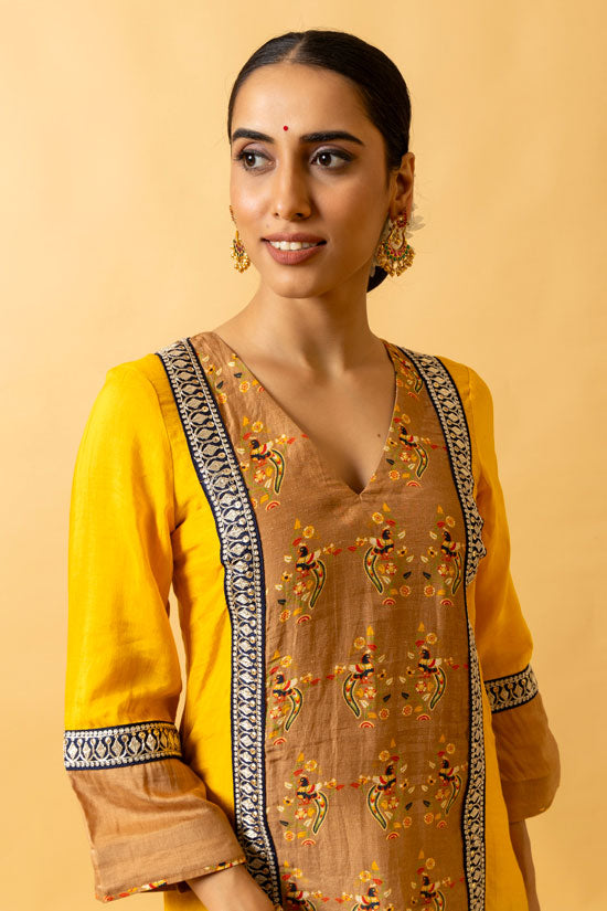 HALDI SHADED KAFTAN DRESS | SHOBITAM