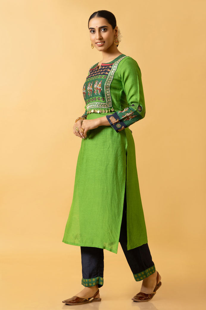 LASYA SHIV-PARVATI KURTA PANT SET | SHOBITAM