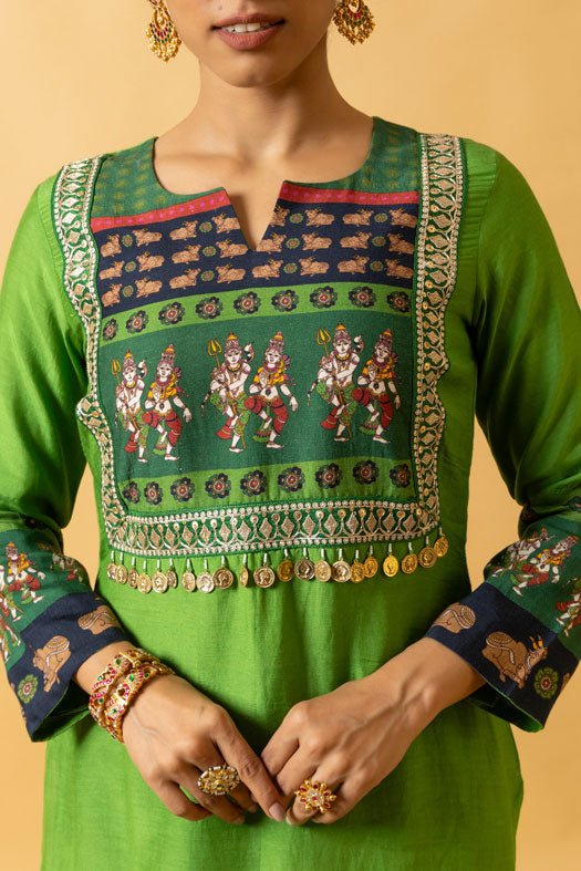 LASYA SHIV-PARVATI KURTA PANT SET | SHOBITAM