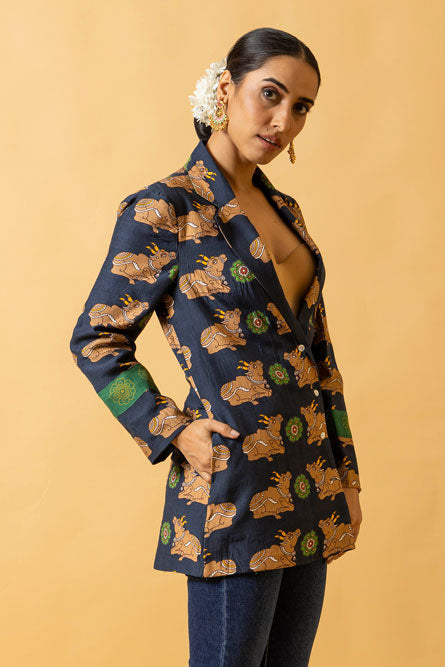 GAUHU BLAZER | SHOBITAM