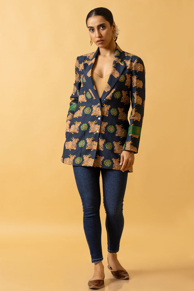GAUHU BLAZER | SHOBITAM
