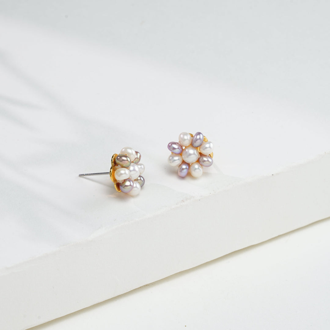 Real Seed Pearls Studs