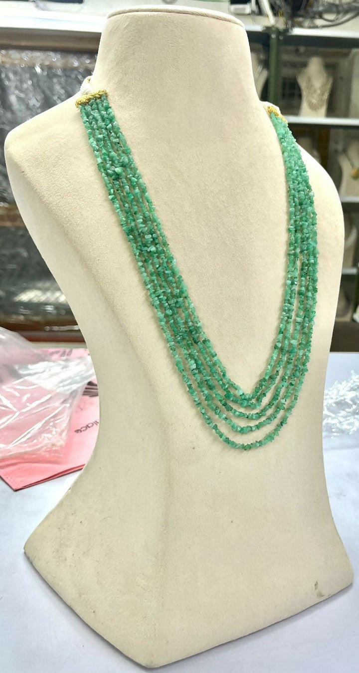The Emerald Cascade- Natural Emerald | SHOBITAM