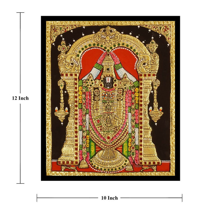 TANJORE PAINTING BALAJI 12*10 | SHOBITAM