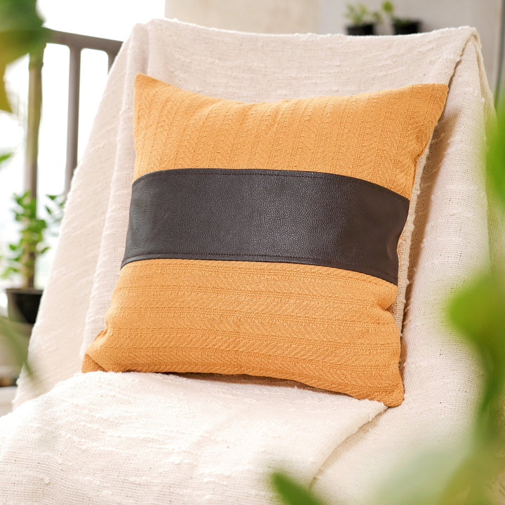 Horizon Gaze Cushion Covers Dandelion, 16" x 16", Pack of 2-SHOBITAM