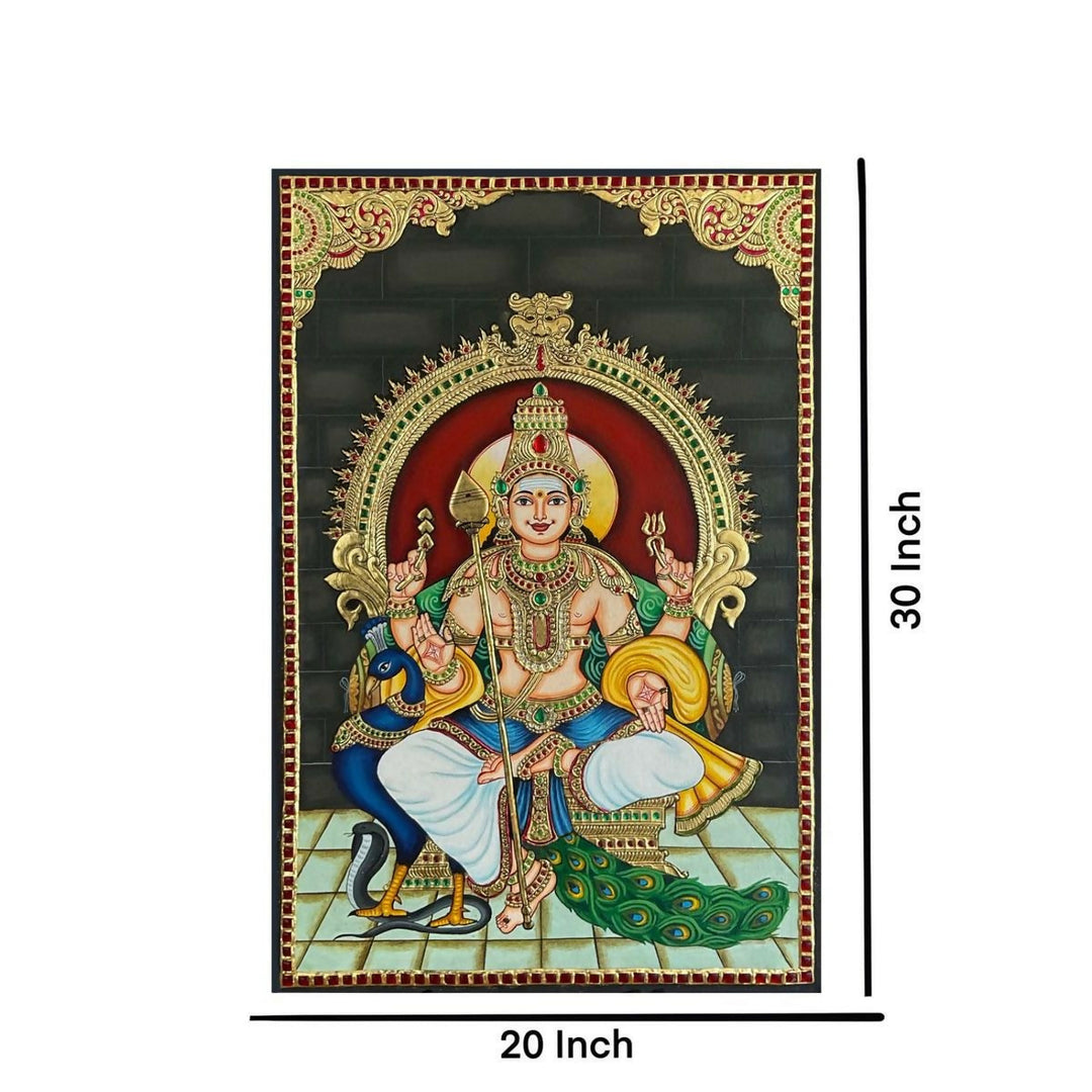 TANJORE PAINTING MURUGAN 30*24 | SHOBITAM