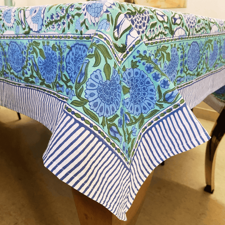 Picaddily 6 Seater Dining Table Cover, 100% Cotton, 60" x 90"  | SHOBITAM