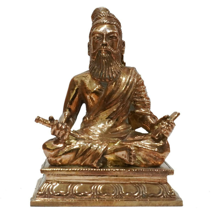 THIRUVALLUVAR PANCHALOHA STATUE -4*2.5*1.75 | SHOBITAM