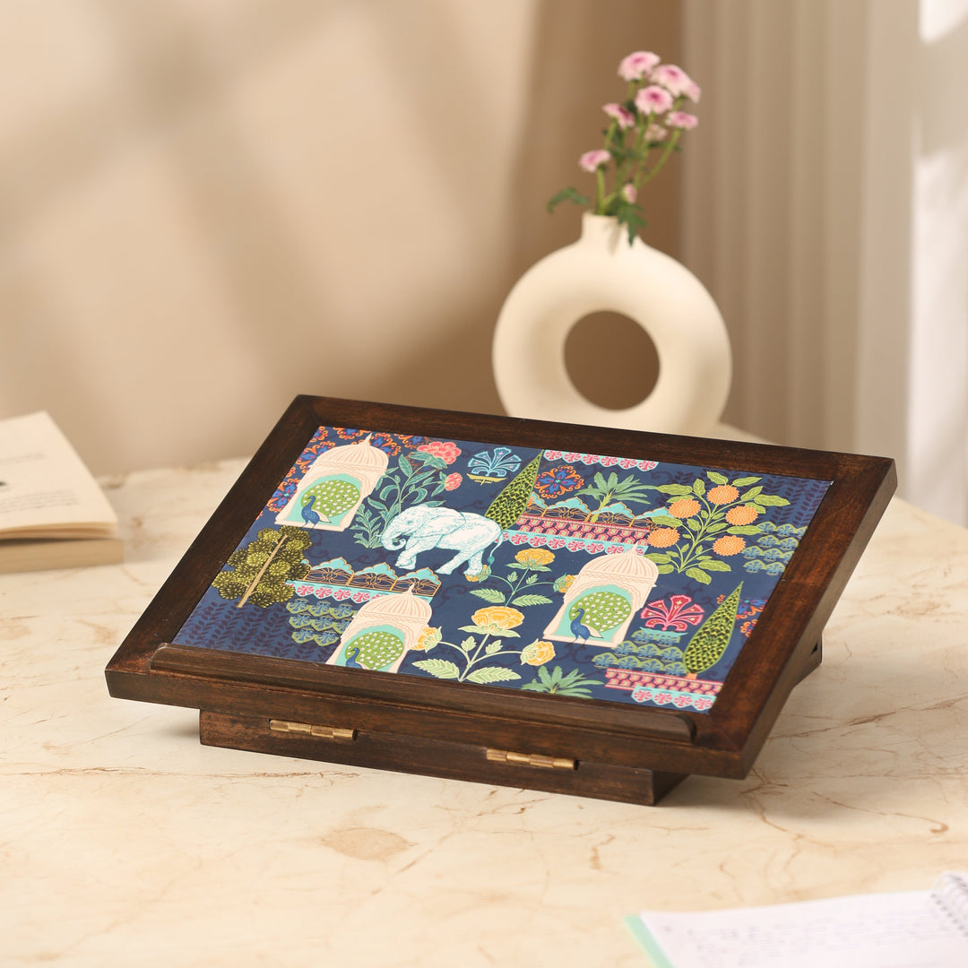 Exotic Forest Wooden Laptop Stand