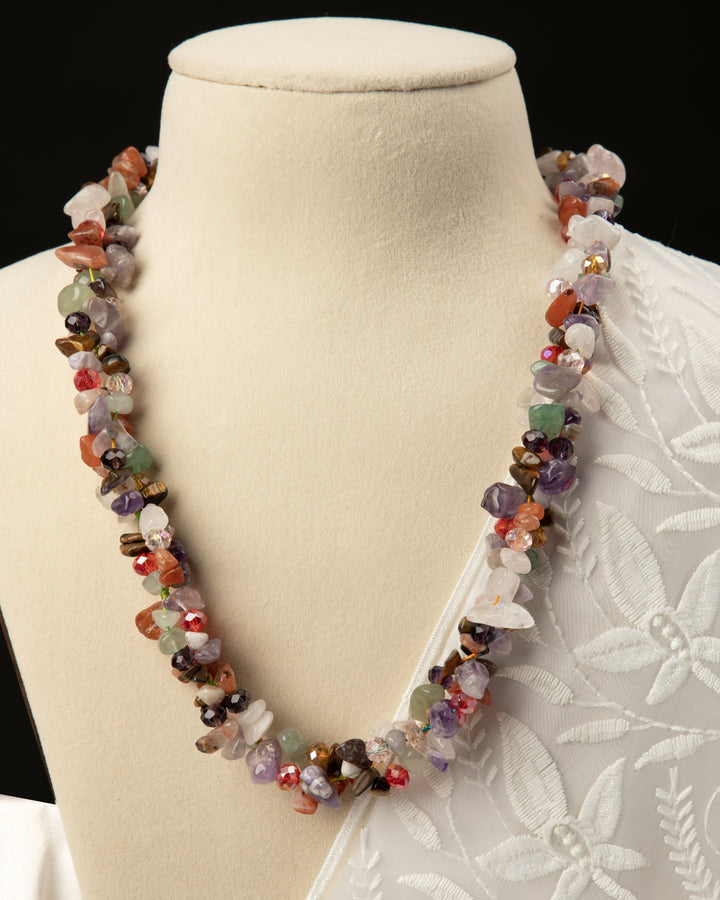 Navrangini Mala- Agate and Crystal Mala | SHOBITAM