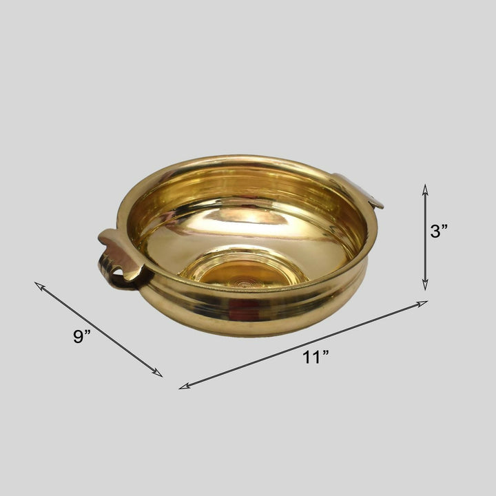 BRASS PLAIN URLI 3*11*9 | SHOBITAM