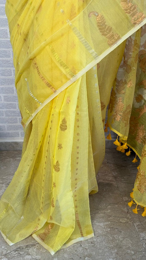 Sunshine Smile - Cotton Saree | SHOBITAM