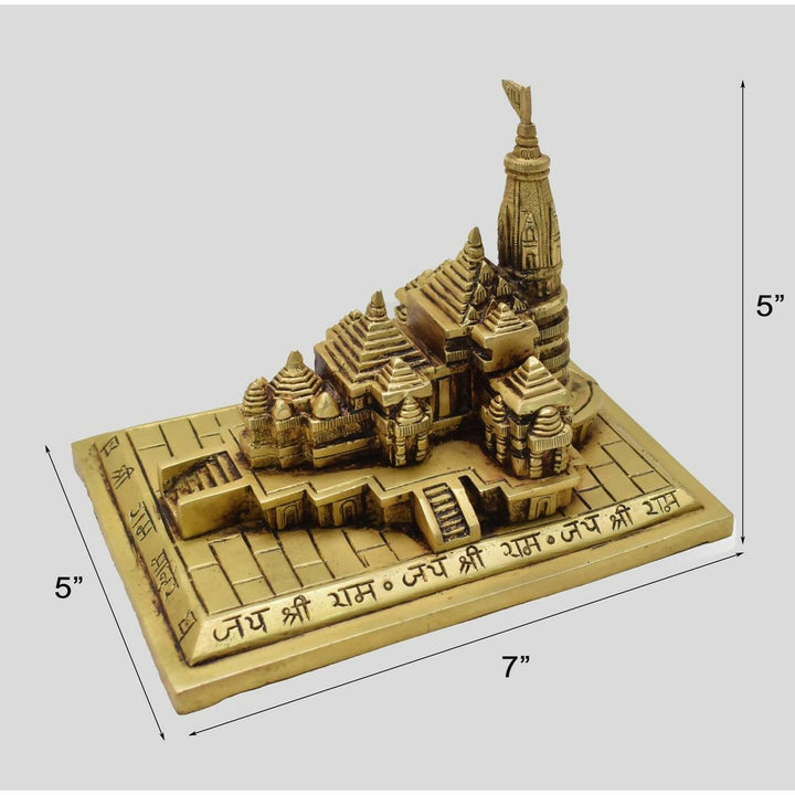 BRASS AYODHYA RAMA MANDIR 5*7*5 | SHOBITAM